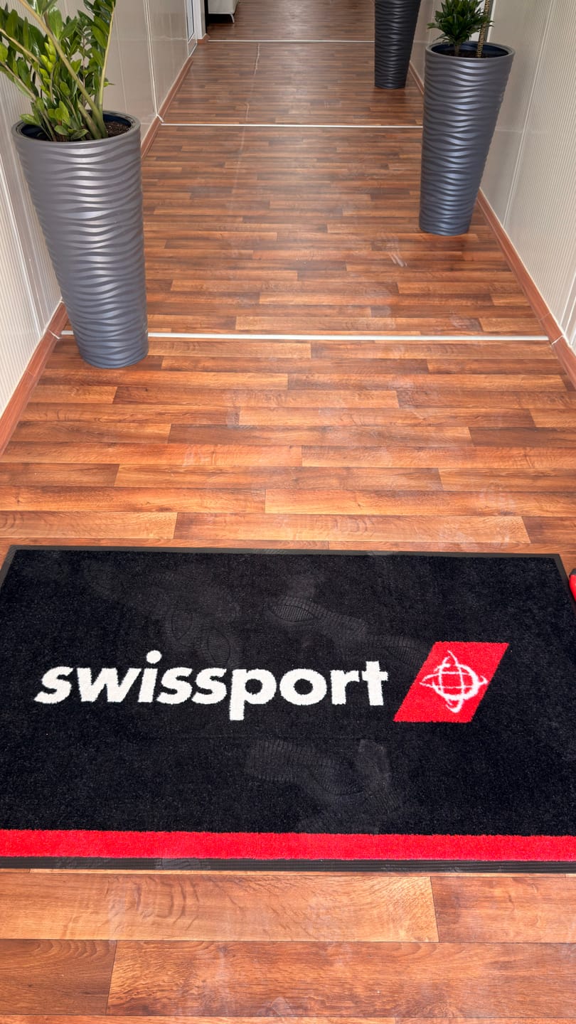 Customer photo review of Custom Indoor Logo Mat