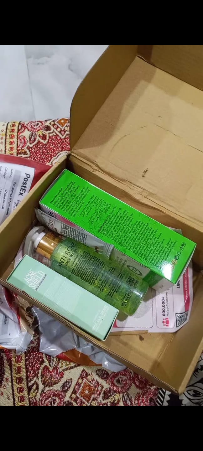 Customer photo review of Special Anti Acne Bundle