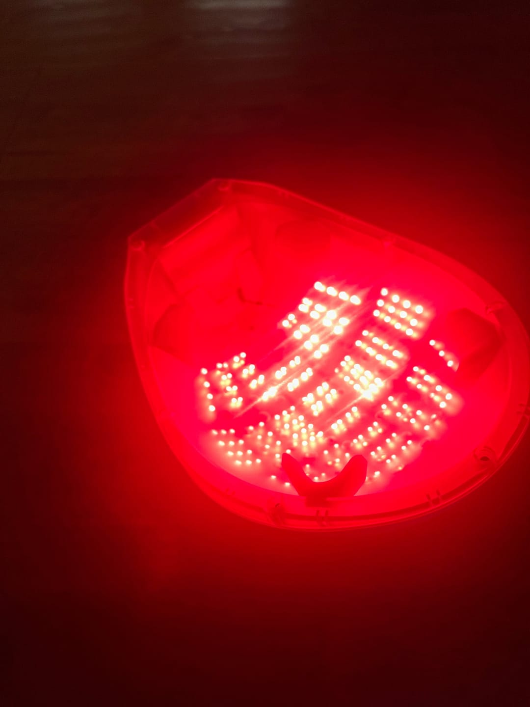 Customer photo review of Laser Hair Growth Helmet With 176 Lasers