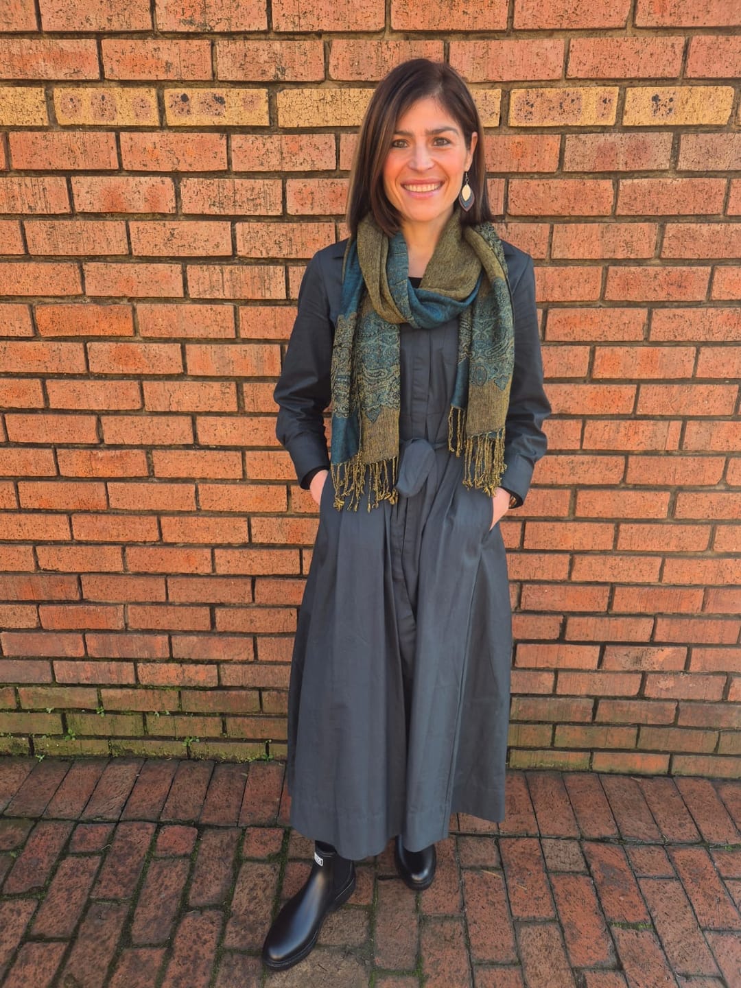Customer photo review of Ink Rain Boots
