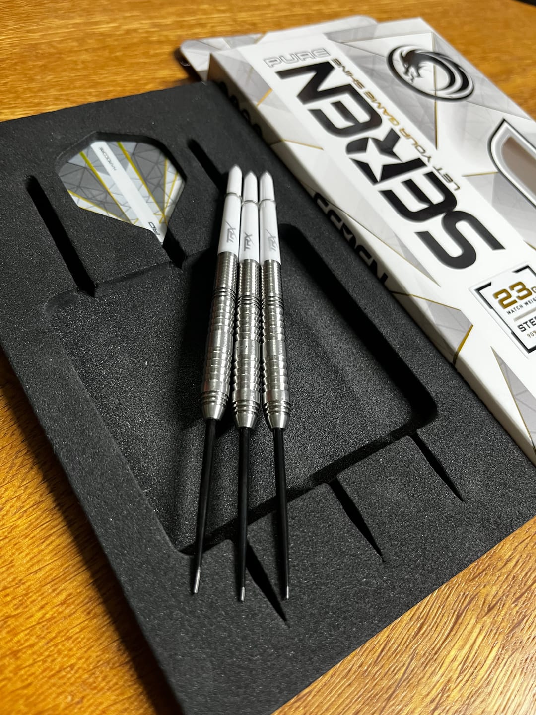 Customer photo review of One80 - Long Taper Dart Points - Silver - 32mm 34mm 36mm 38mm 42mm 50mm 55mm