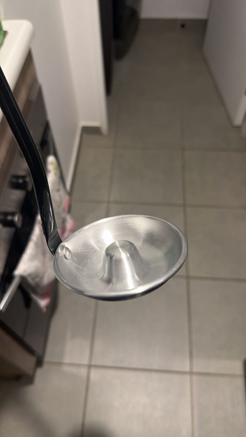 Customer photo review of Molde Picaron picarones cucharon