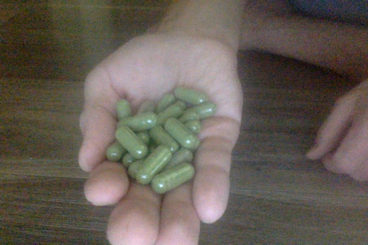 Customer photo review of 8 Mushroom, Moringa & Chlorella Super Capsules