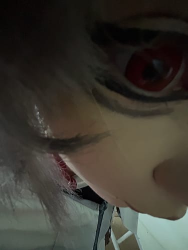 Customer photo review of Evuke x Eyemoody Vampire Red | 6 Months, 2 pcs