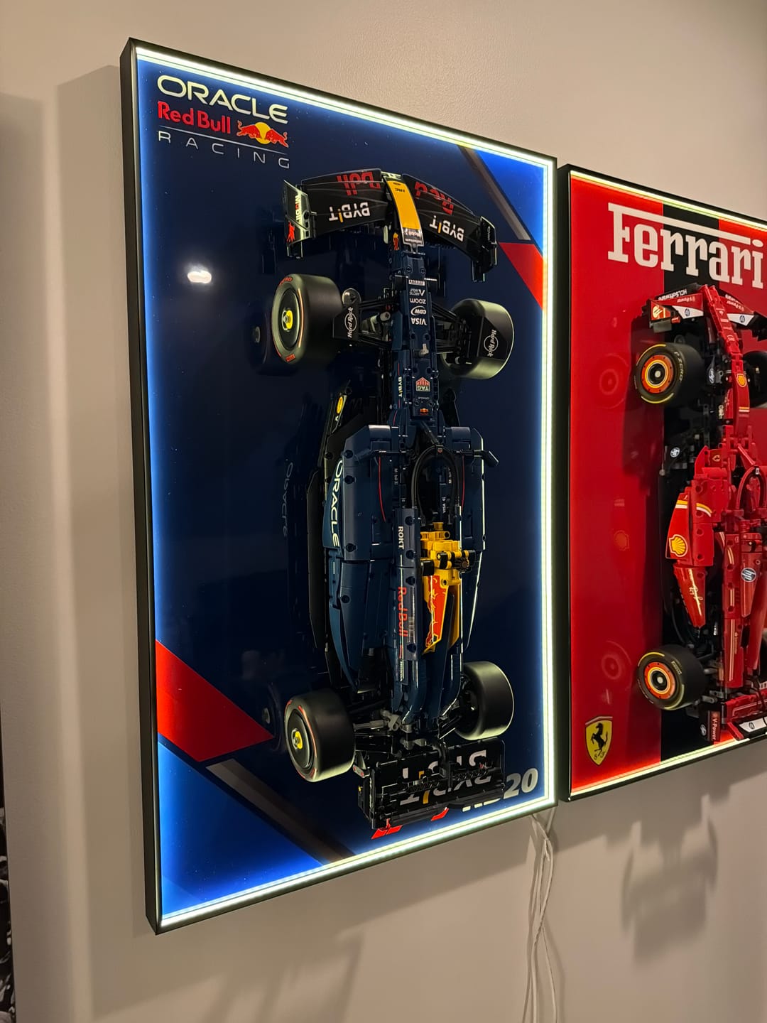 Customer photo review of Car Display Frame For LEGO® TECHNIC™ Oracle Red Bull Racing RB20 F1 Car 42206