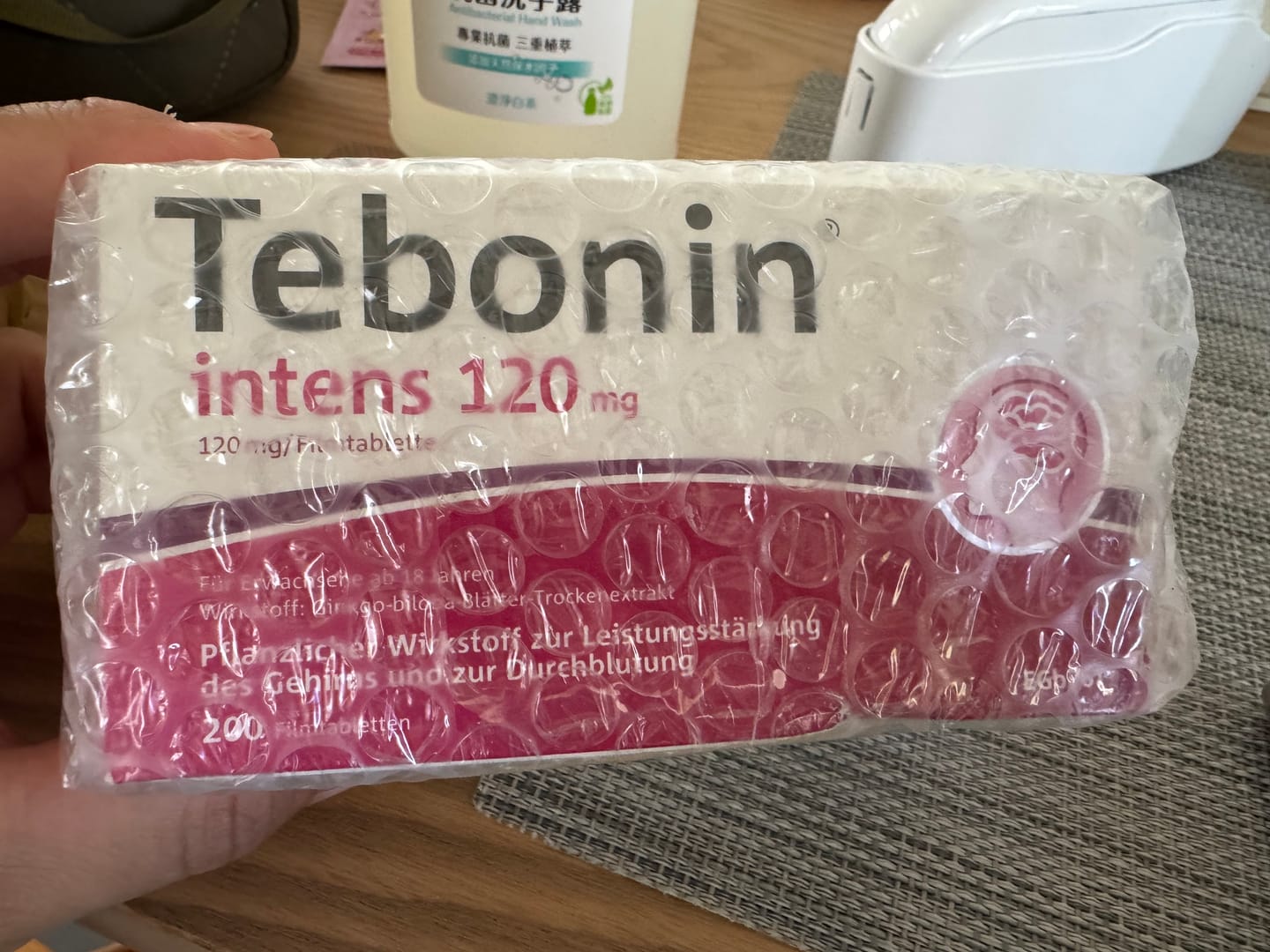 Customer photo review of 循例寧 Tebonin 顆裝 120mg
