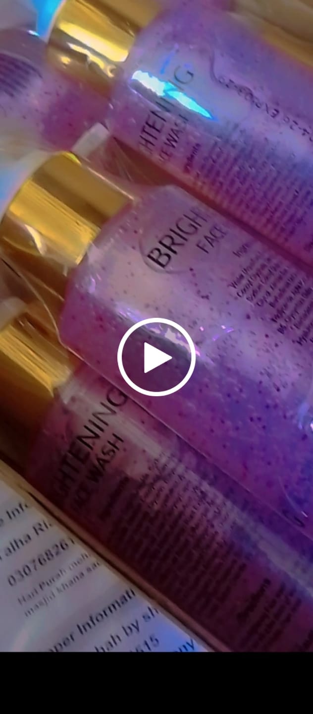 Customer video review of Gluta Healthy Bright Facewash Double Pack