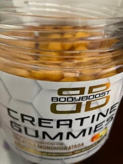 Customer photo review of Gomitas de Creatina