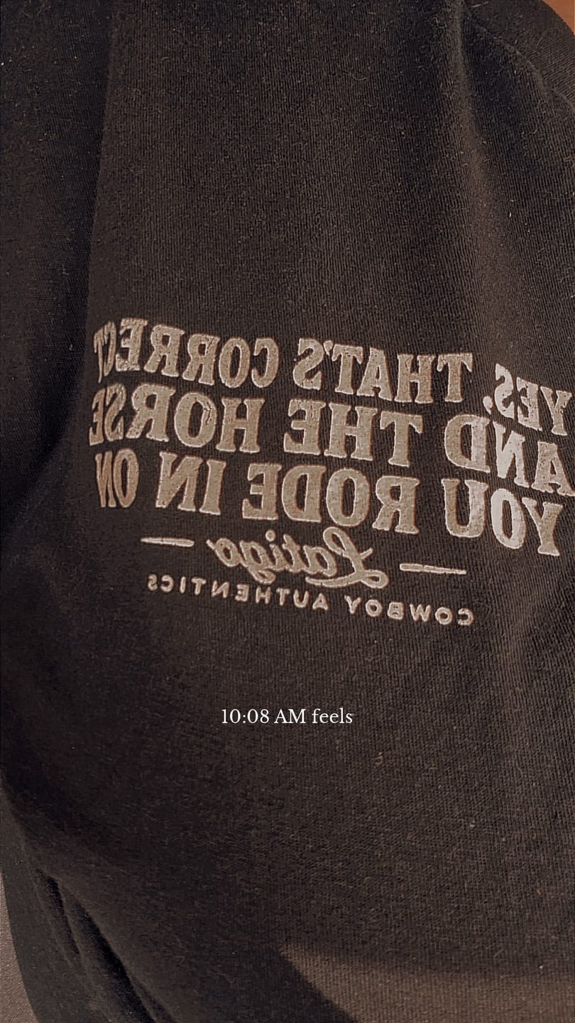 Customer photo review of Correct Tee