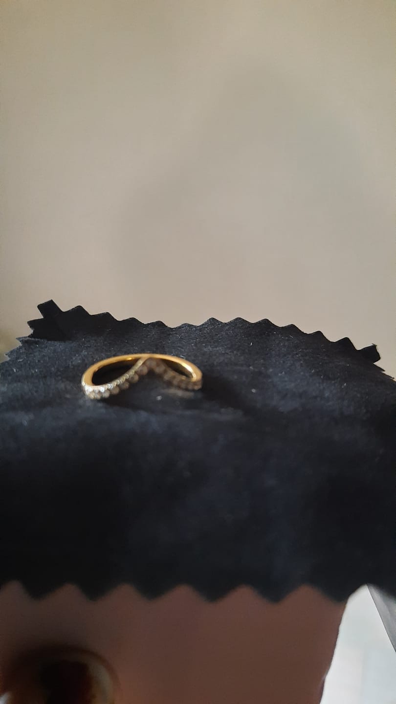 Customer photo review of Chevron Ring