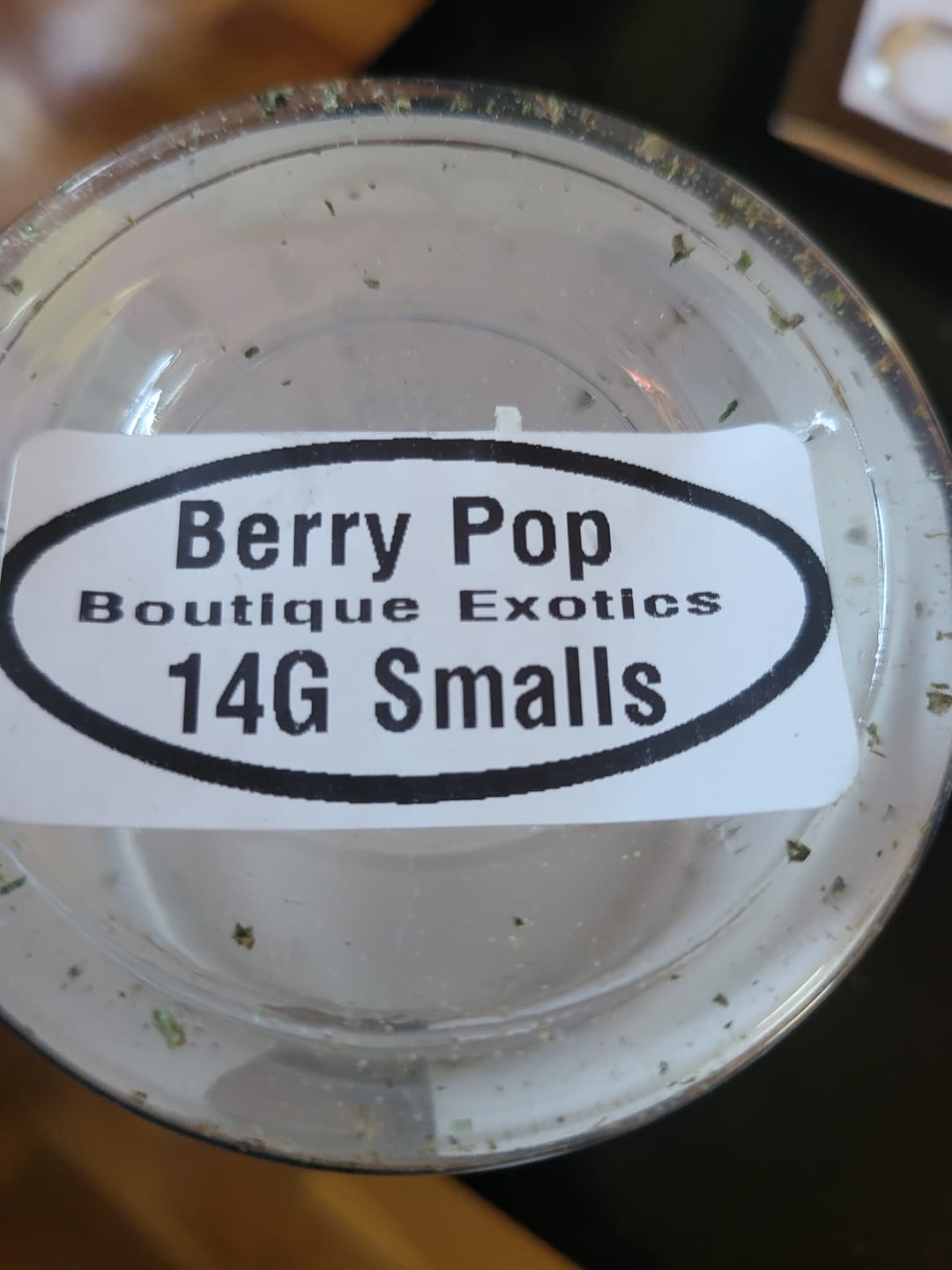 Customer photo review of Boutique Exotics - Berry Pop - Minis - 14 Grams - Hybrid