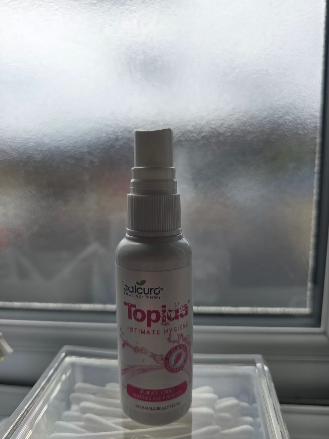 Customer photo review of Topida Intimate Hygiene Spray