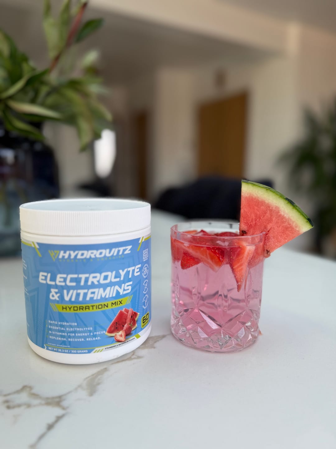 Customer photo review of Hydrovitz - Strawberry & Watermelon