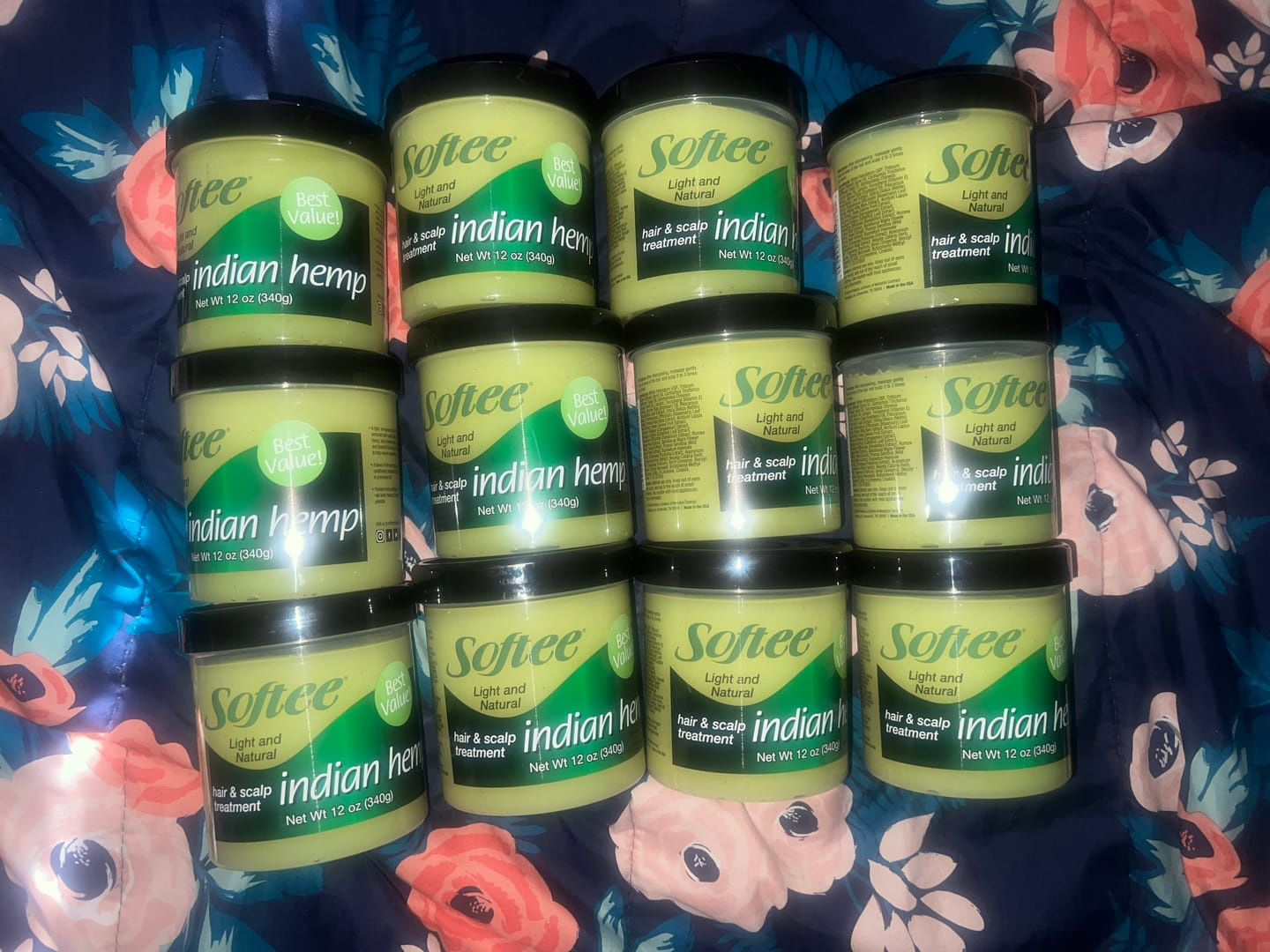 Customer photo review of Softee Light & Natural Indian Hemp Hair & Scalp Treatment | Herbal Conditioner – Choose Size