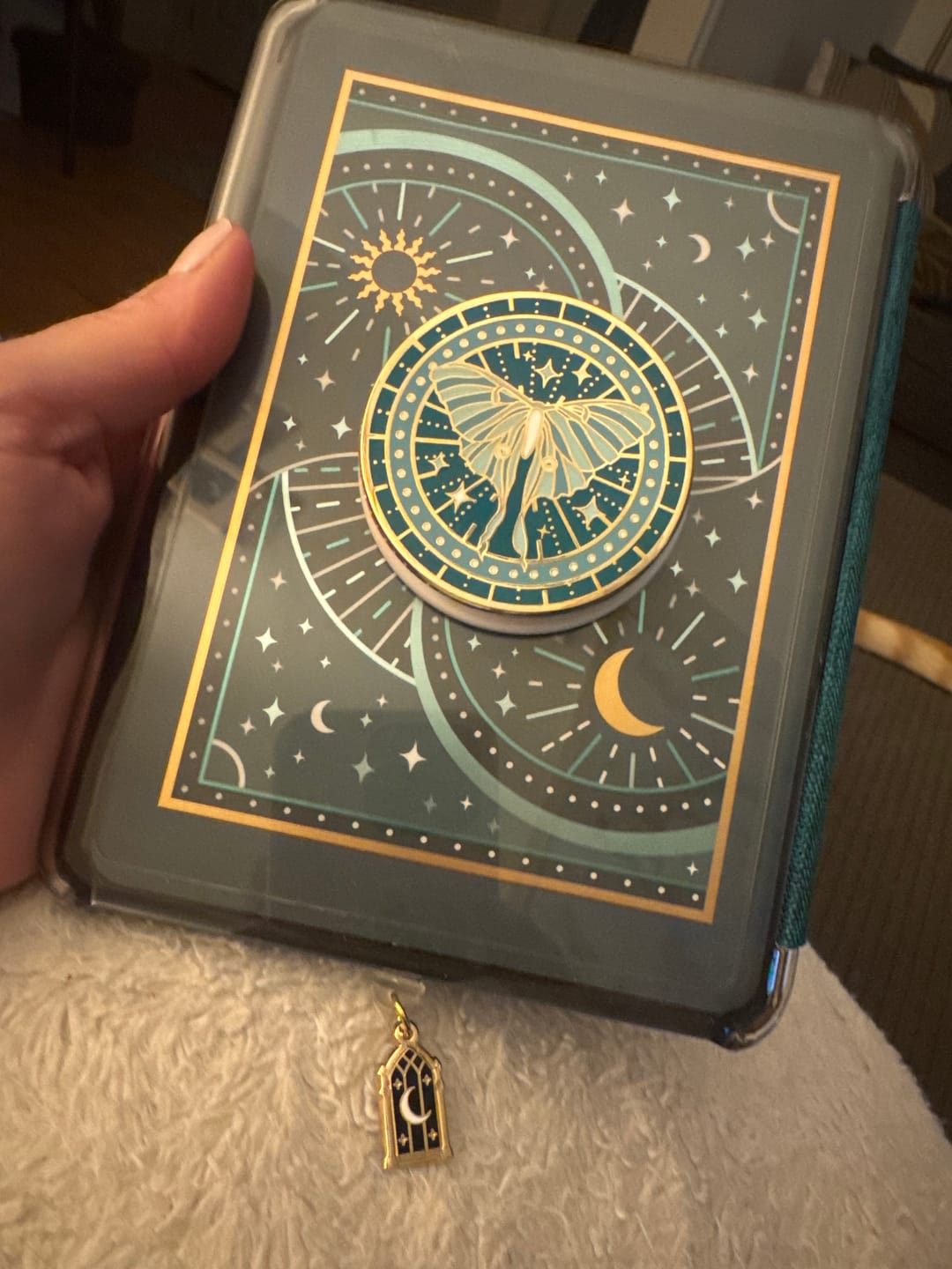 Customer photo review of Luna Moth Clingie