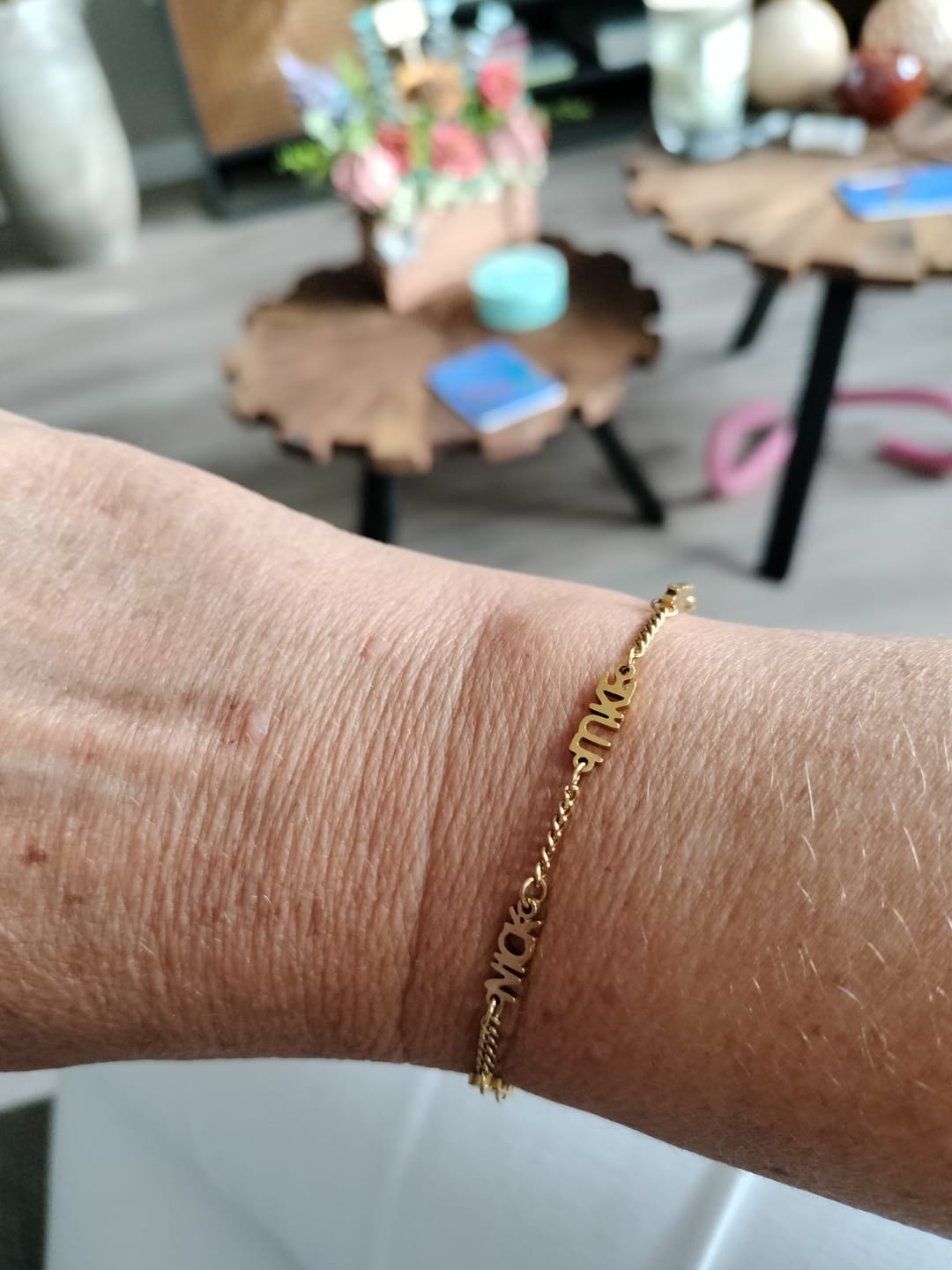 Customer photo review of Gepersonaliseerde armband met naam