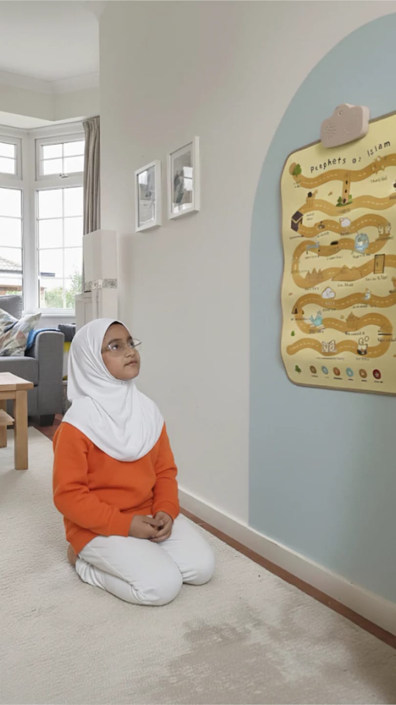 Customer photo review of Prophets of Islam Interactive Audio Mat & Wall Art | Learn About the 25 Prophets Stories