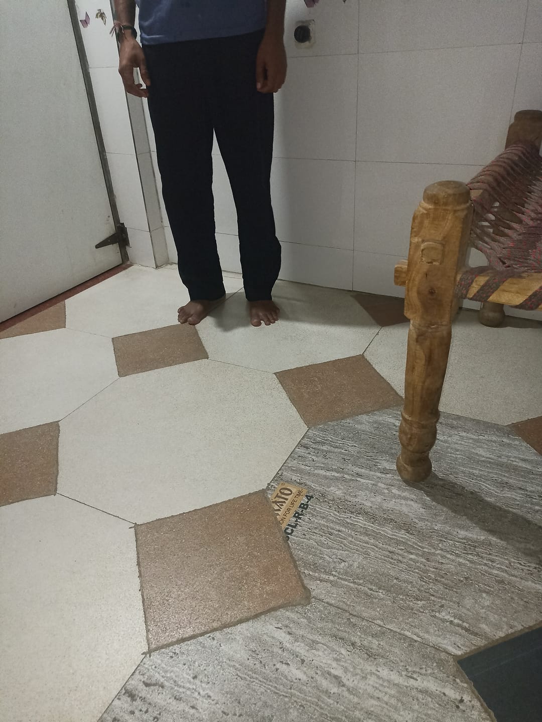 Customer photo review of Men Black Cotton Pant