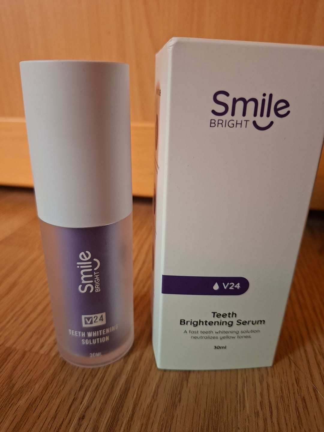 Customer photo review of V24™ Momentinis Dantų Balinimo Serumas