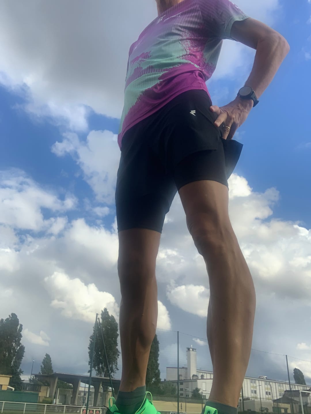 Customer photo review of Short 2 en 1 avec compression intégrée