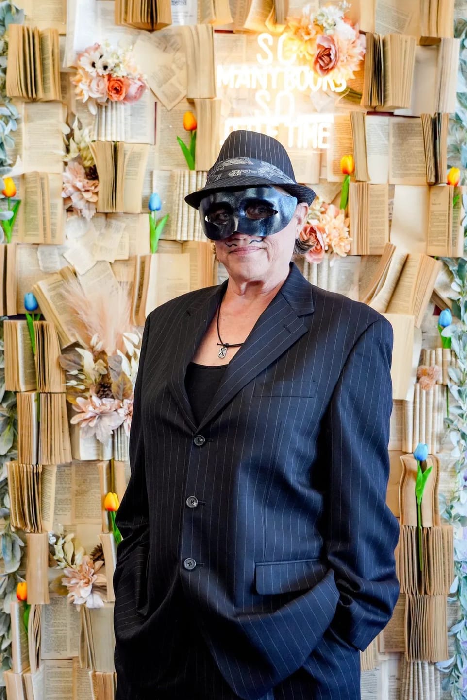 Customer photo review of Masquerade Ball/Carnival Murder Mystery Host Your Own Game Kit