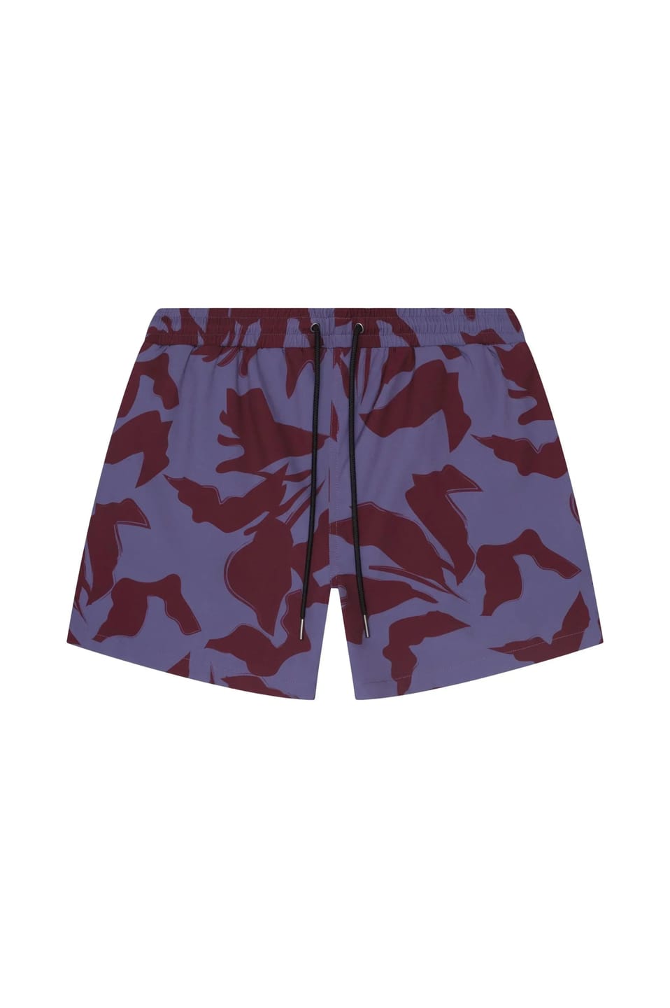 Customer photo review of Tulum 5-Inch Swim Trunk – Burgundy Lilac