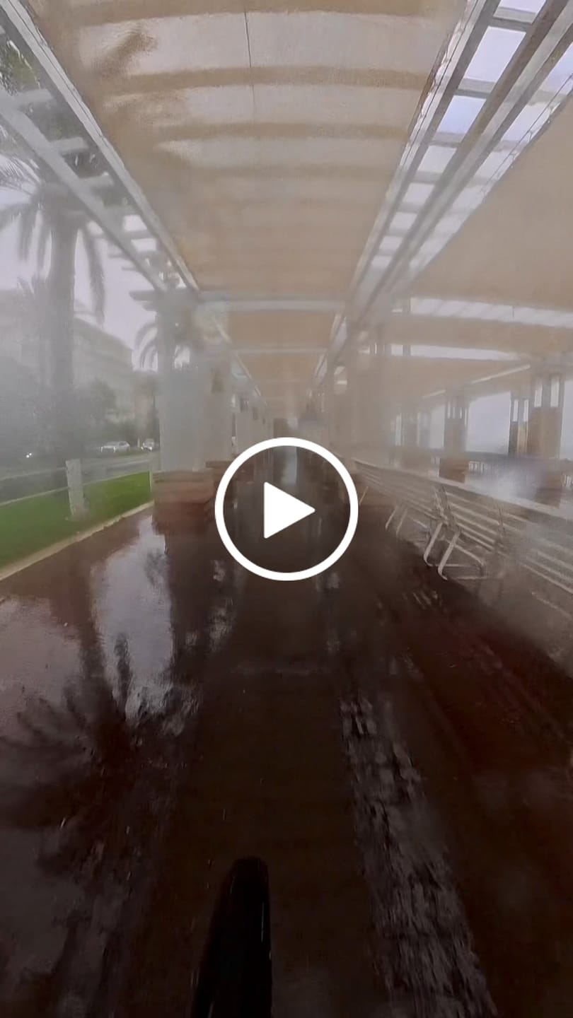 Customer video review of QUEST RAIN JACKET-WHITE