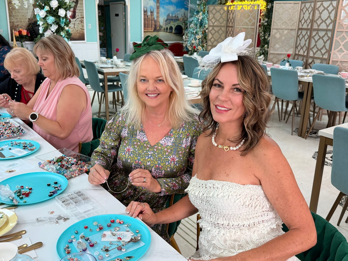 Customer photo review of Beading & Afternoon Tea with Elizabeth on 5/3/2026 @ 10 AM