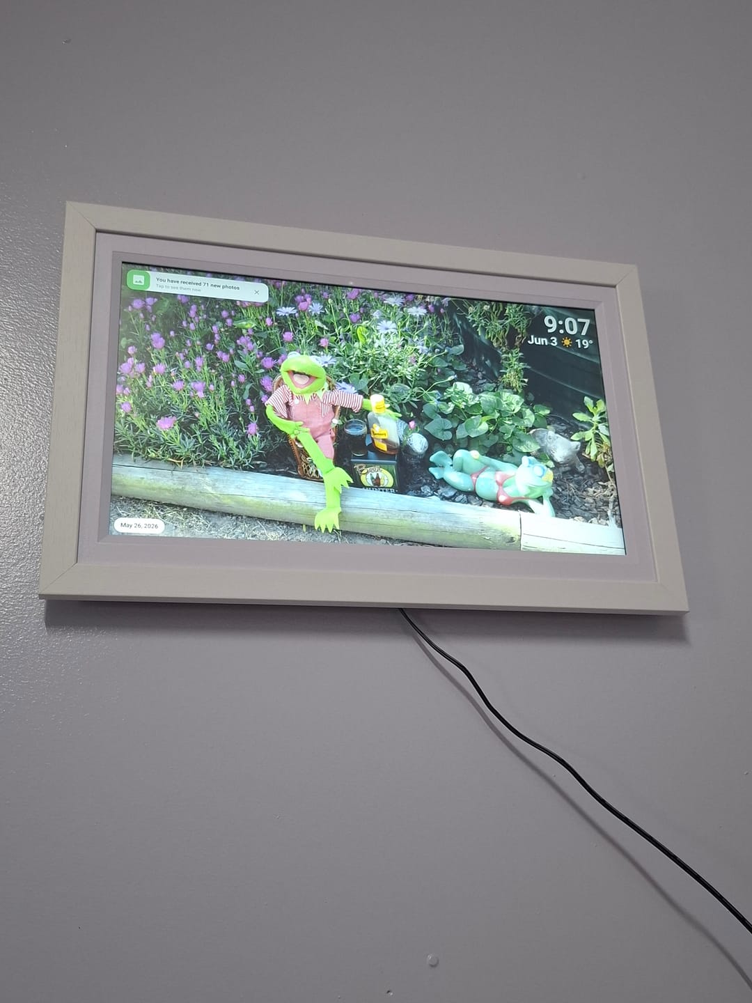 Customer photo review of Digital Photo Frame