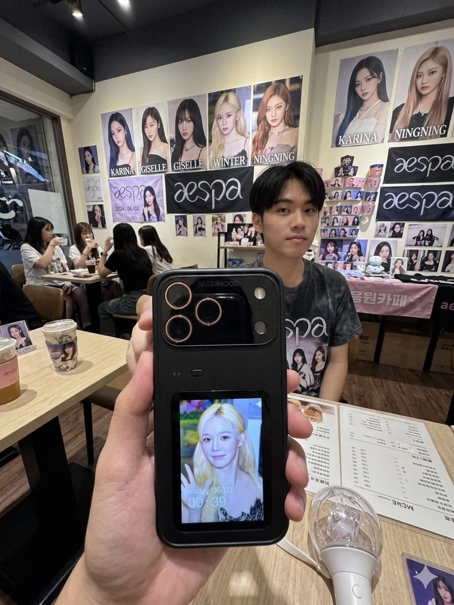 Customer photo review of Casemood AnyScreen | Revolutionary Dual Screen Smart Phone Case