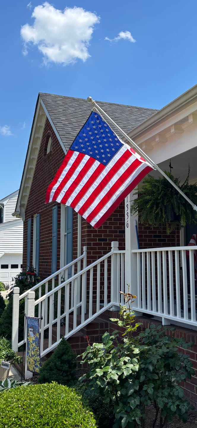Customer photo review of 16" x 24" American Flag