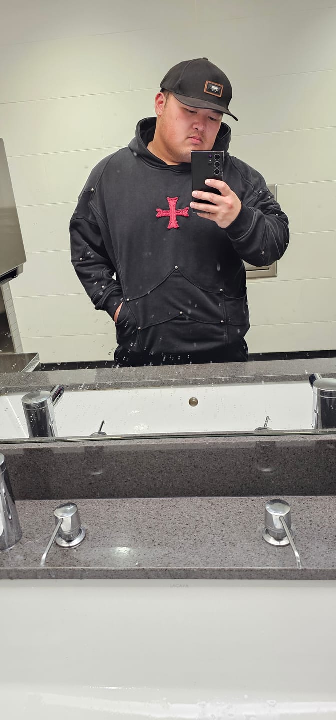 Customer photo review of Crusader Armor Hoodie