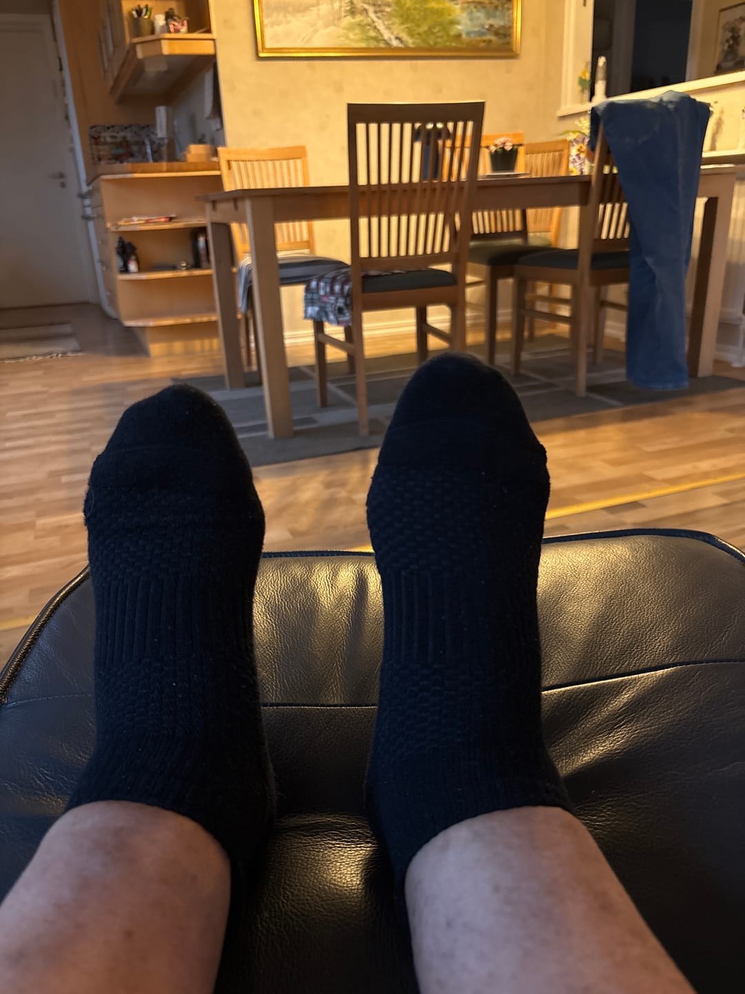 Customer photo review of Ankelstrumpor i bambu med mild kompression
