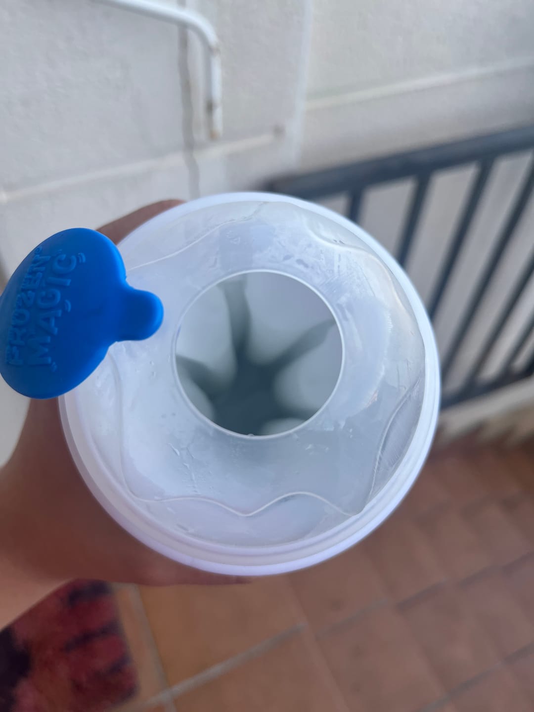 Customer photo review of GraniFresh™ | Vaso Mágico para Granizados Instantáneos