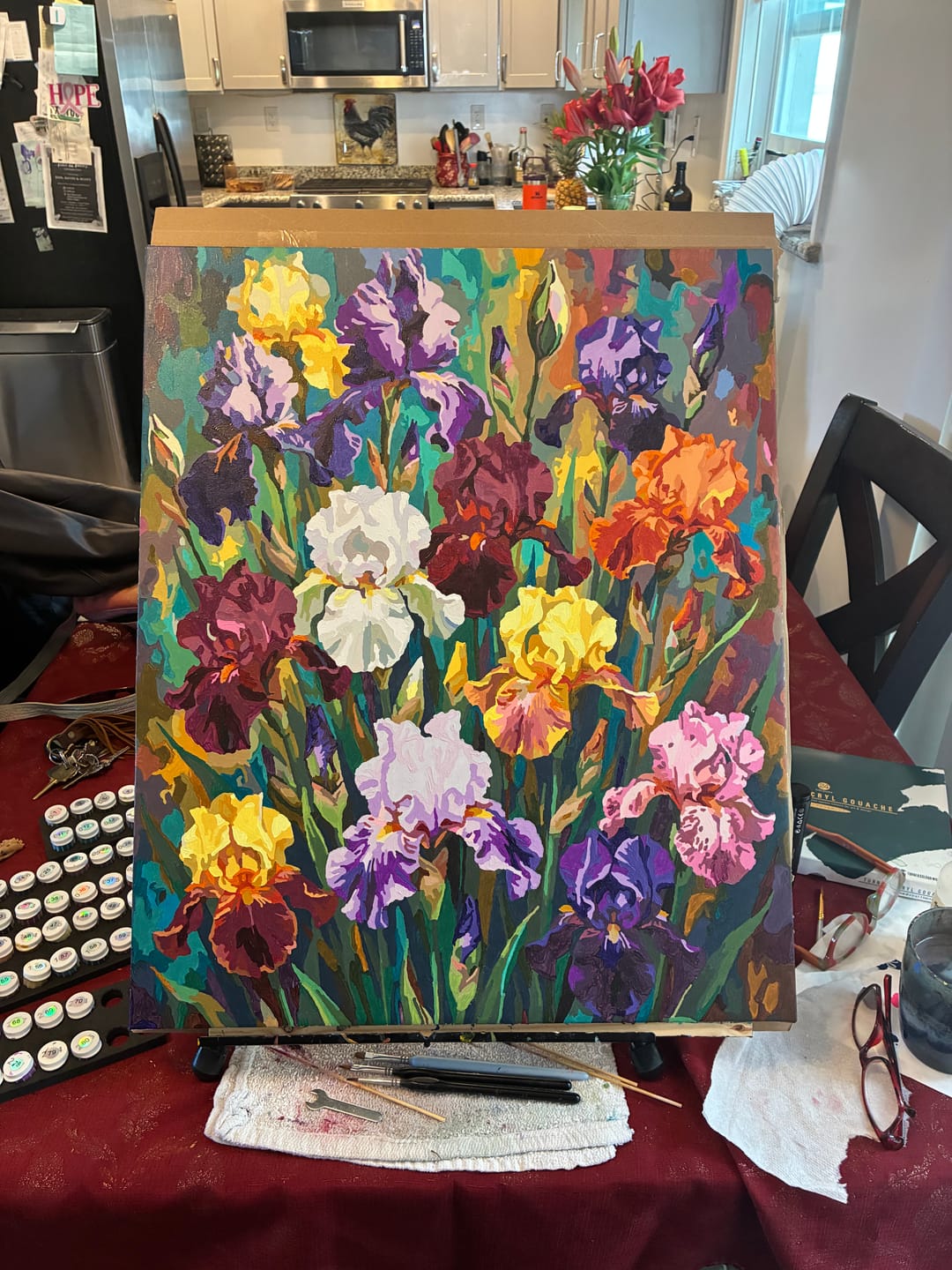Customer photo review of Colorful Iris Garden (80 Colors)
