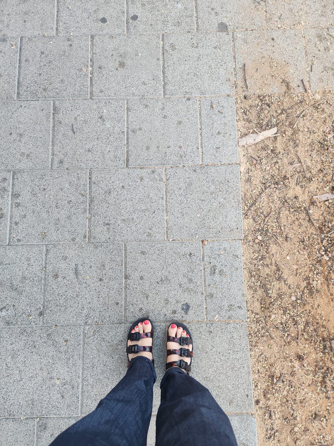 Customer photo review of כפכפי רצועות בהדפס מנומר לנשים Cozy