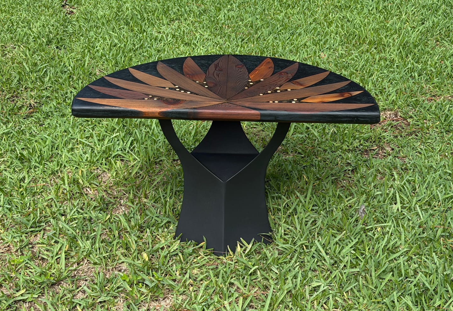 Customer photo review of End Table Legs 20" H Tree Trunk for Metal Modern Design - 216 Namu