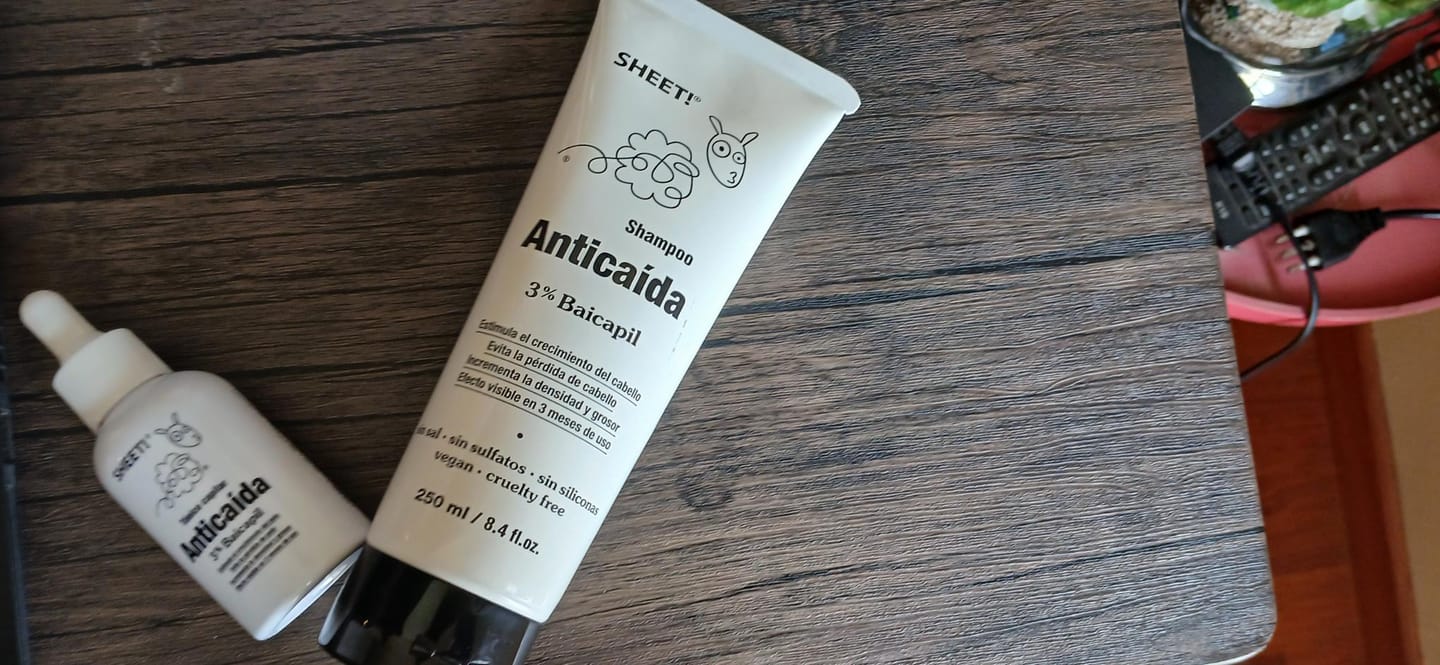 Customer photo review of Pack Anticaída de Cabello para 3 Meses