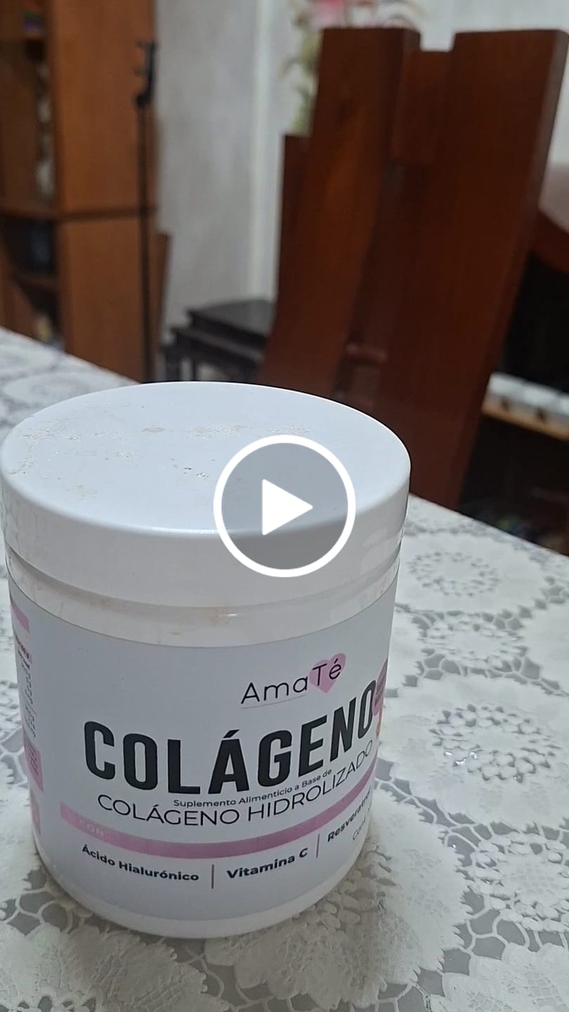 Customer video review of Colágeno