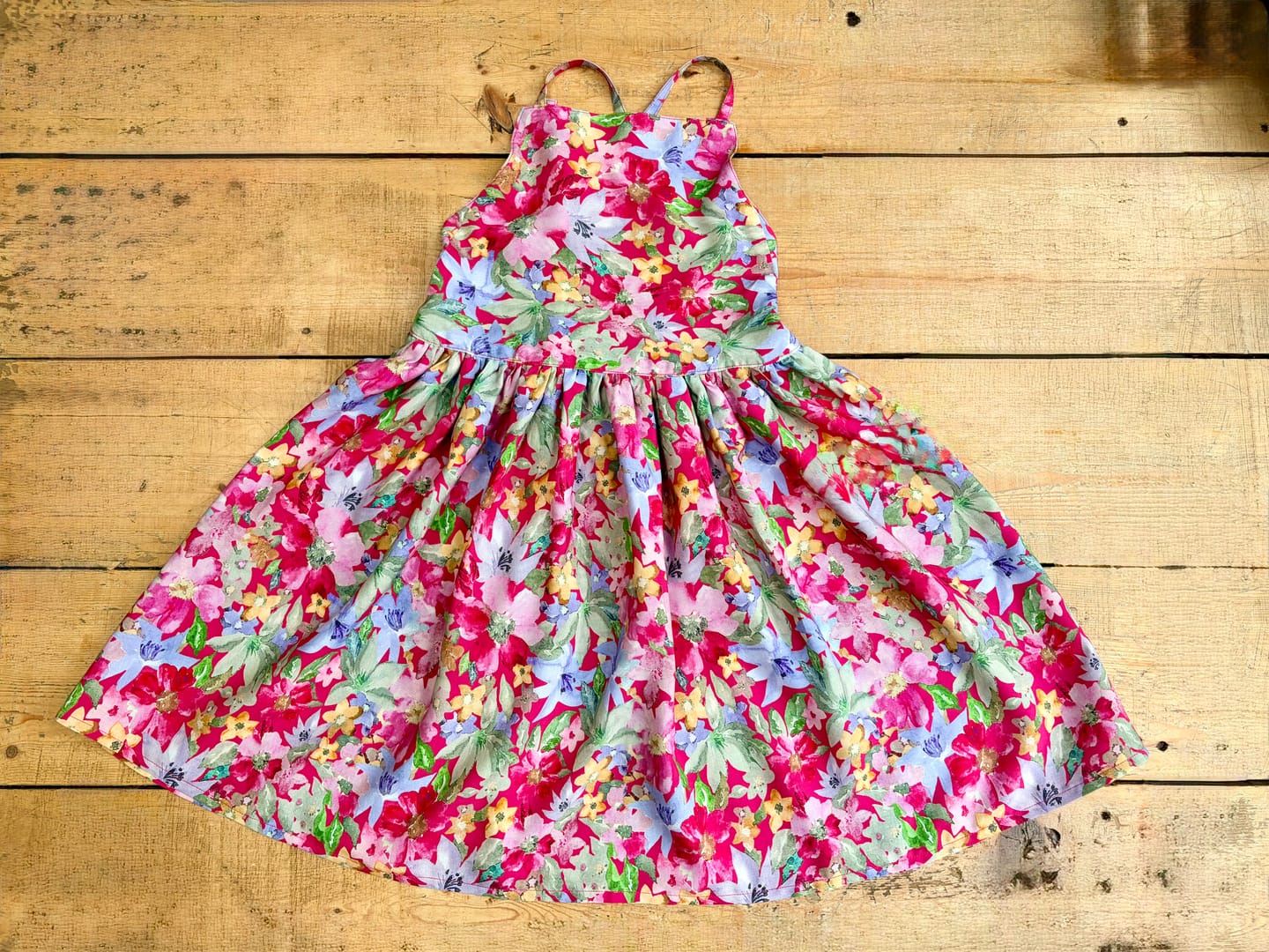 Customer photo review of Summer Garden Viscose Fabric