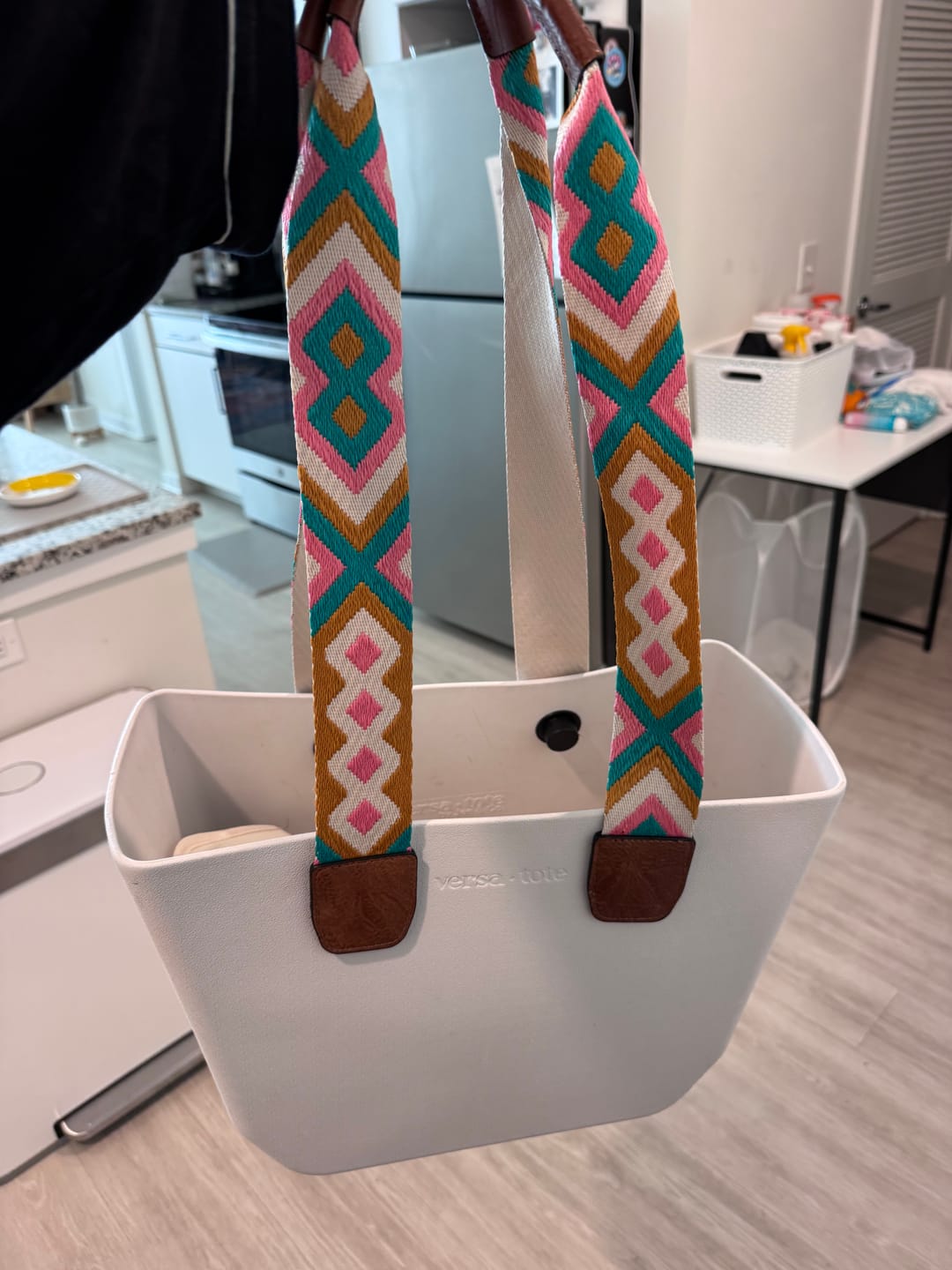 Customer photo review of Long Boho Guitar Strap for Versa