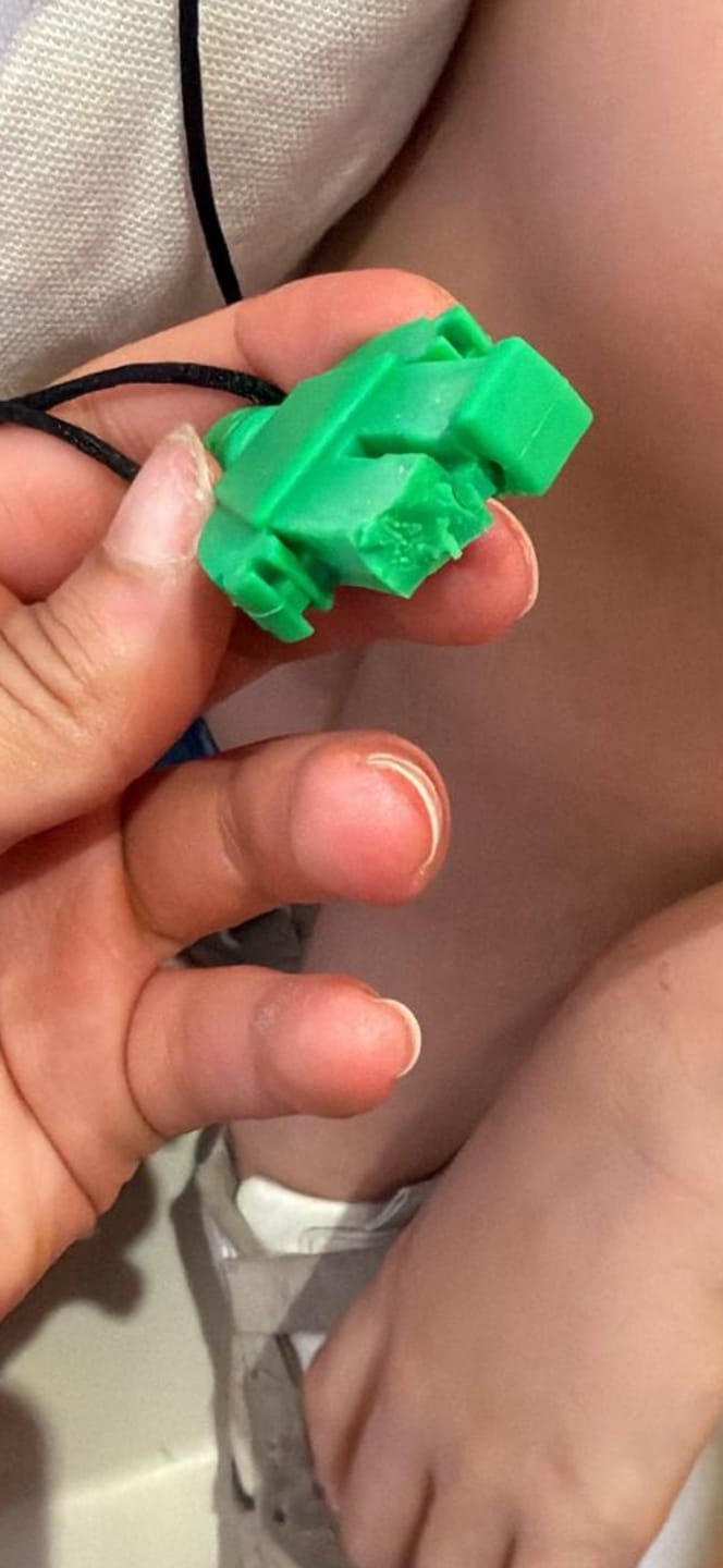 Customer photo review of Collier de mastication robot