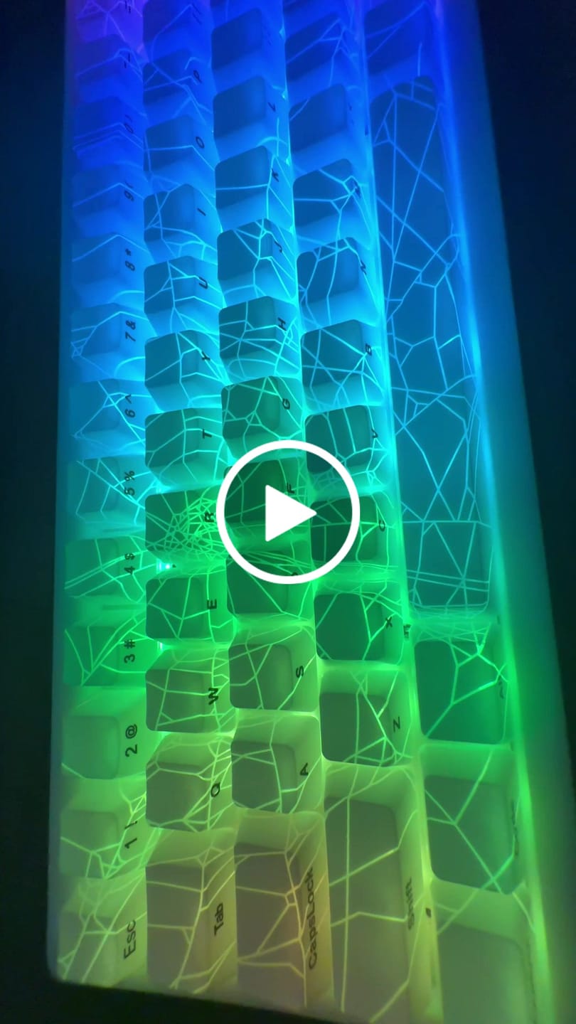Customer video review of XVX M67 JadeStone Mekanik Klavye