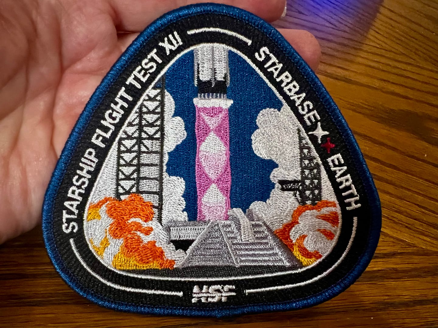 Customer photo review of Starship Flight 12 - Collectors Patch