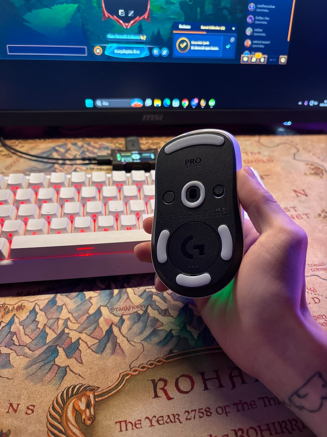 Customer photo review of Logitech G Pro Wireless için Hoverpad V3 Mouse Skate