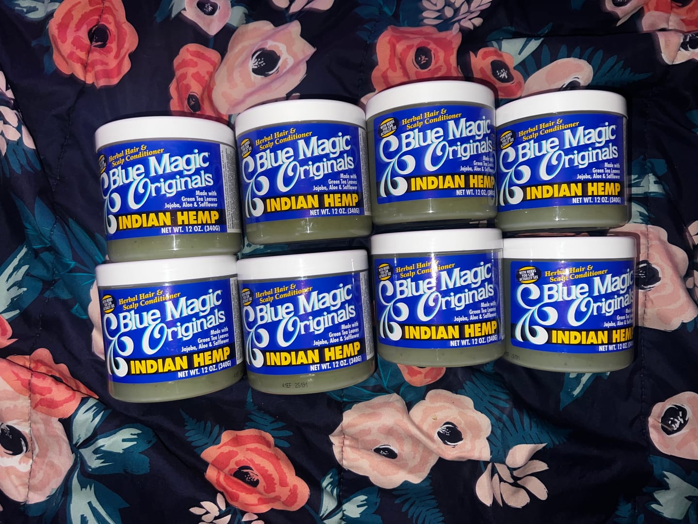 Customer photo review of Blue Magic Original Herbal Hair & Scalp Conditioner Indian Hemp | Nourishing Treatment – 12 oz