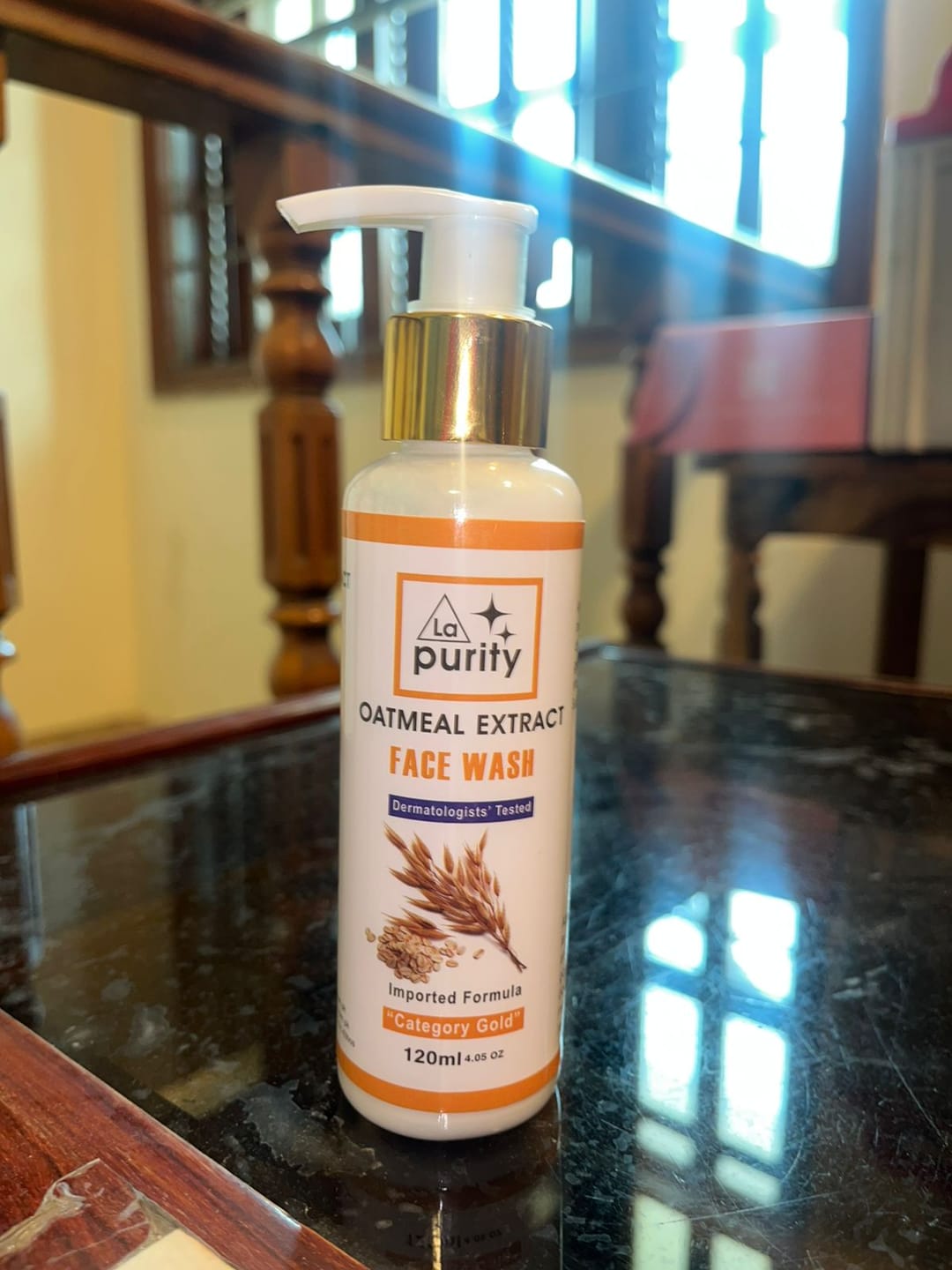 Customer photo review of Oatmeal Facewash