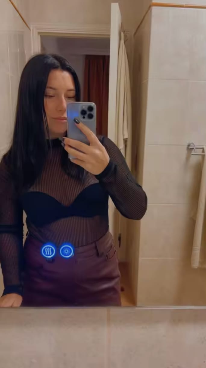 Customer photo review of Black Bodysuit Cut Out