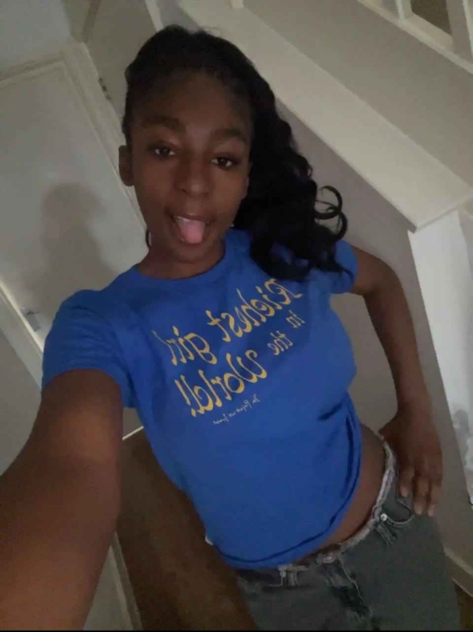 Customer photo review of richest girl baby tee