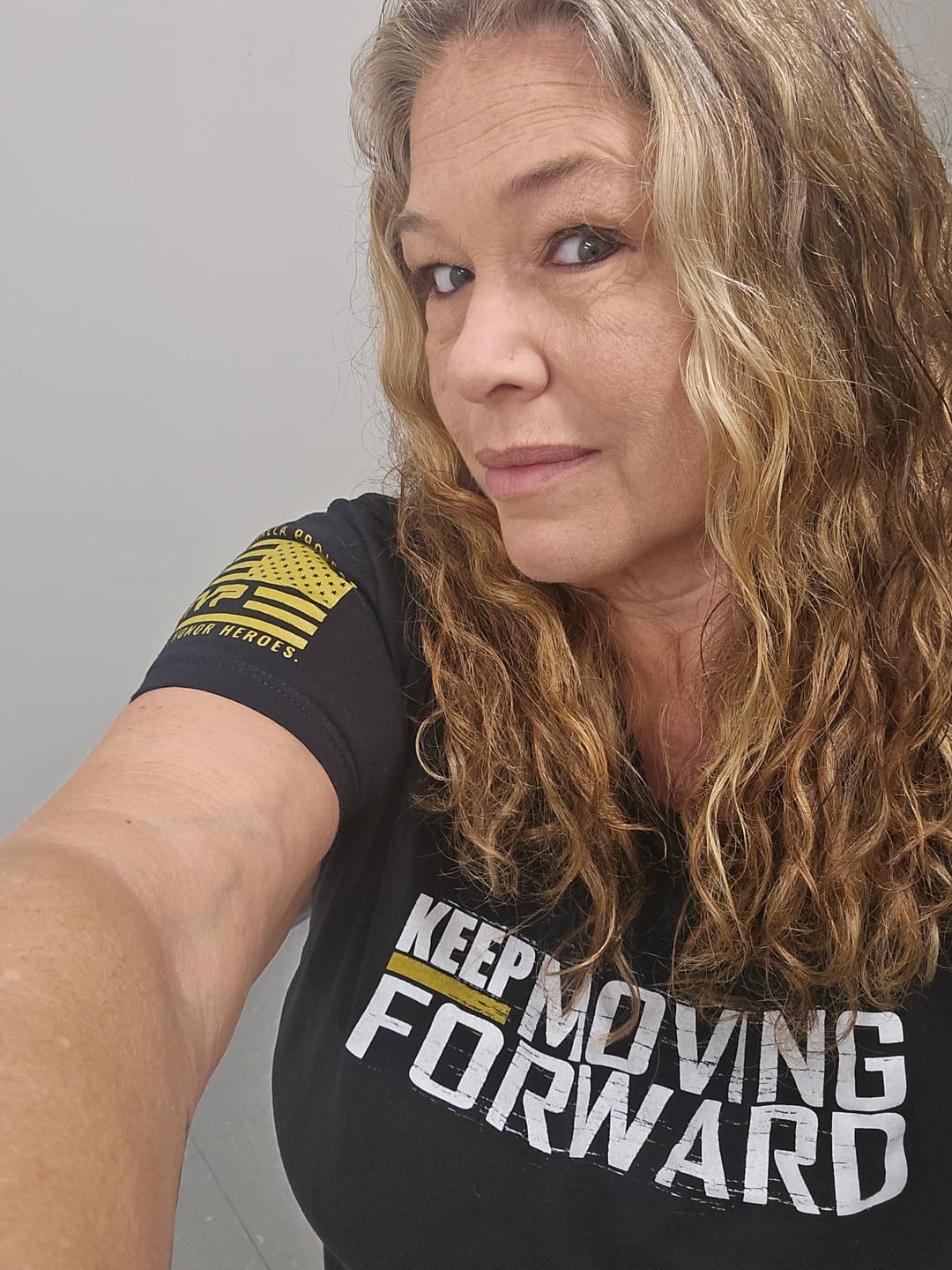 Customer photo review of Keep Moving Forward - Women's